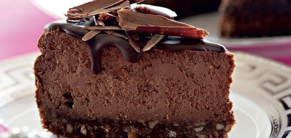 Шоколадно-творожный чизкейк