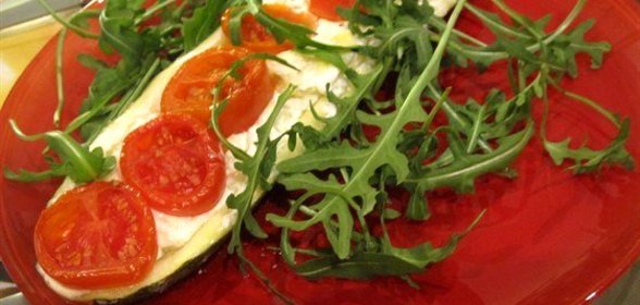 Цукини, фаршированные фетой