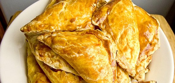 Пирожки-треугольники с мясом