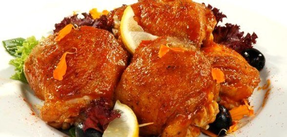 Медовая курица на гриле