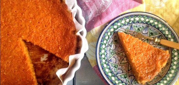 Быстрый морковный пирог со специями