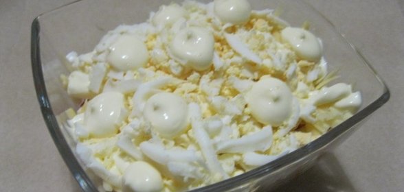 Слоёный салат Песцовая шубка