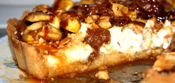 Чизкейк с каштанами