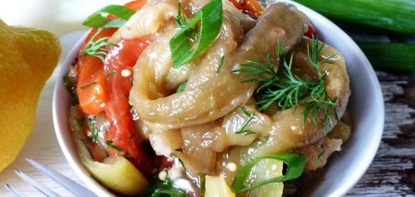 Салат из запеченных овощей