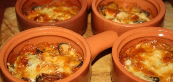 Горячая закуска из мидий