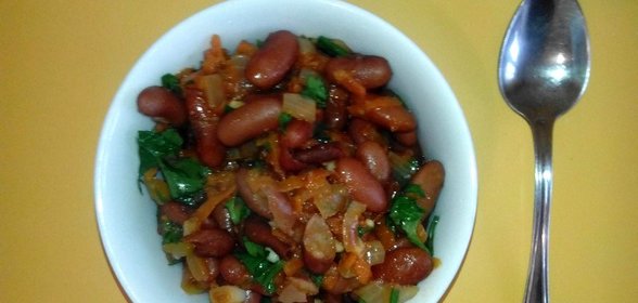 Лобио из красной фасоли