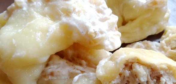 Вареники старосветские с картофелем и мясом
