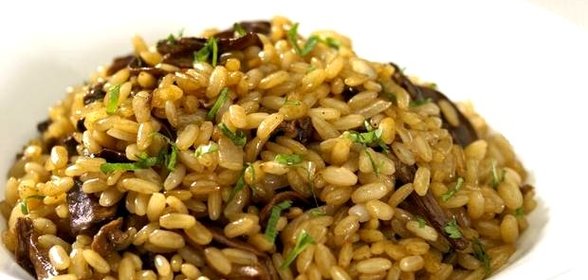 Плов с грибами