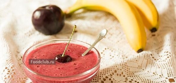 Смузи Дуэт банана и сливы