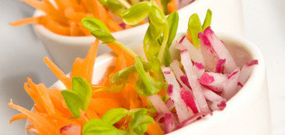 Салат из редиса и моркови по-китайски