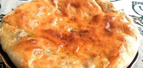 Осетинский пирог с зеленью
