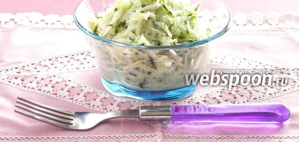 Салат из капусты и огурцов