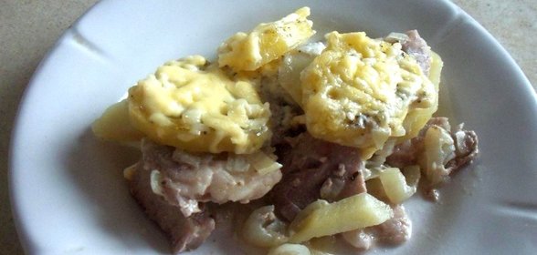 Картофельная запеканка с мясом