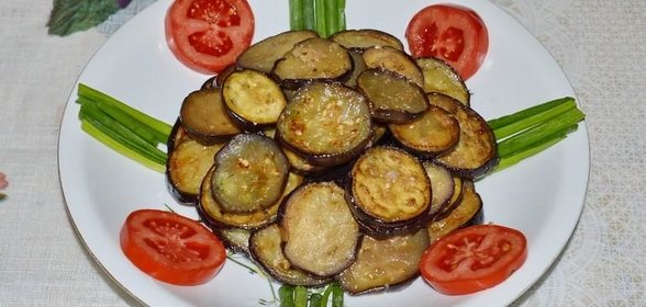 Закуска баклажаны острые с чесноком