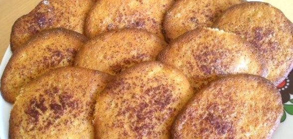 Банановое печенье с орехами и корицей