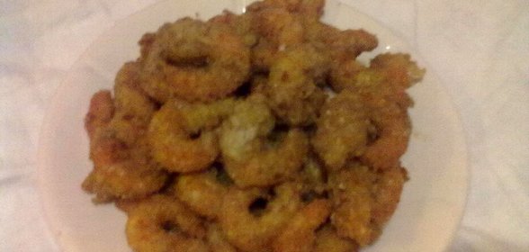 Королевские креветки в панироке