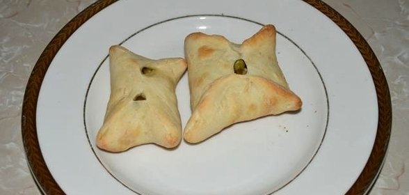 Конвертики с горохом