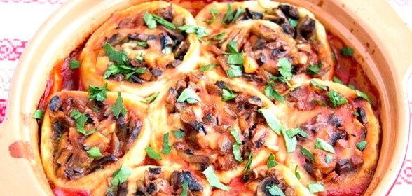 Постные рулетики