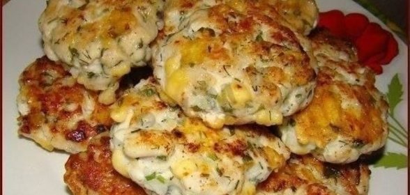 Куриные котлеты с сыром на кефире