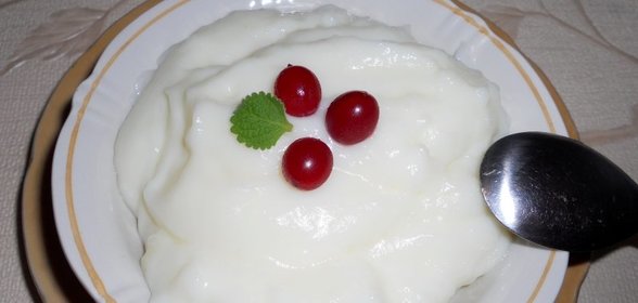 Густой молочный кисель