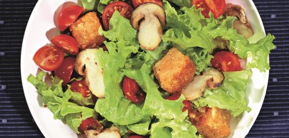 Салат с белыми грибами