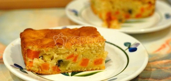 Пирог с тыквой и киви