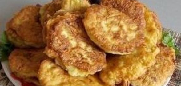 Кабачковые оладьи с сыром