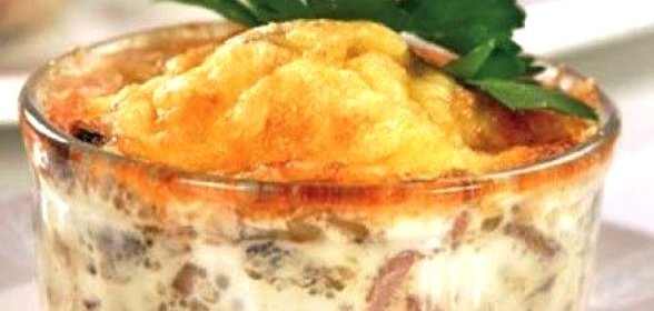 Грибное рагу со сливками