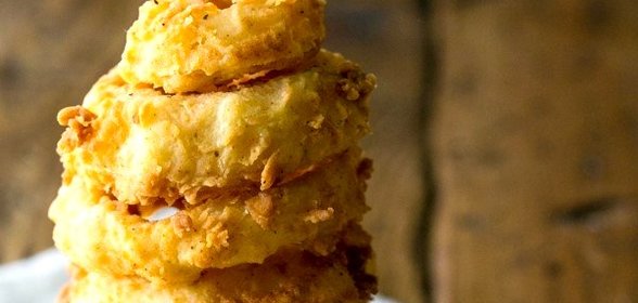 Лук во фритюре