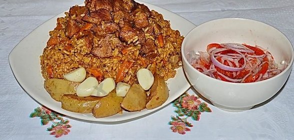 Плов узбекский из говядины
