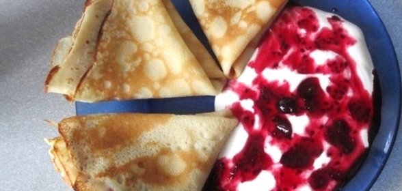 Блины из детской смеси