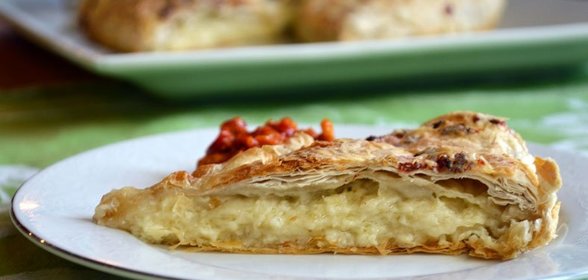 Быстрый пирог с сыром