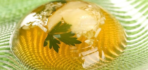 Заливное из белых грибов