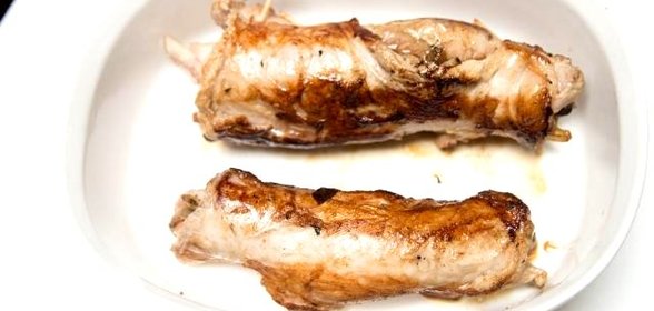 Мясной рулет с грибами
