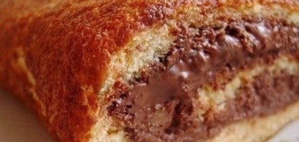 Рулет со сгущенкой Пятиминутка