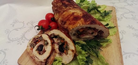 Куриный рулет Фейерверк вкуса