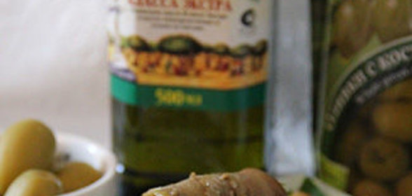 Острые баклажанные рулетики