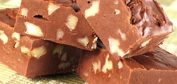 Шоколадные конфеты с грецкими орехами