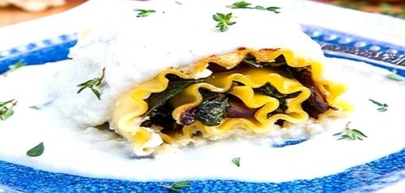 Рулетики с грибами и сыром