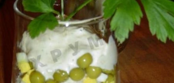 Салат-коктейль с курицей