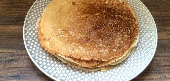 Блинчики на кефире и минеральной воде