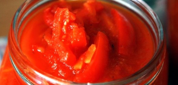 Лечо с томатной пастой