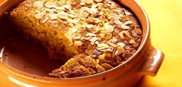 Пудинг из тыквы с яблоками