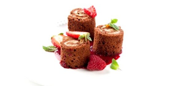 Шоколадные рулетики с кремом из шоколадной рикотты Unagrande