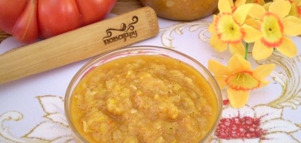 Кабачковая икра с майонезом и чесноком