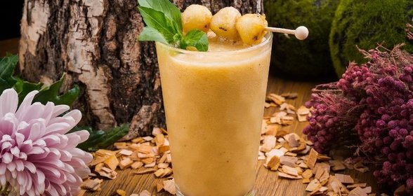 Смузи из копченых фруктов