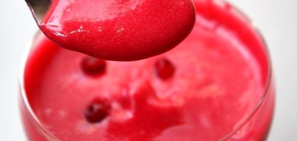 Мусс из клюквы