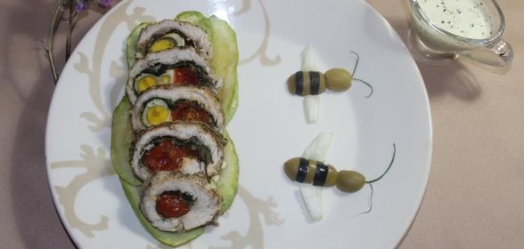 Рулет из индейки Пикантный