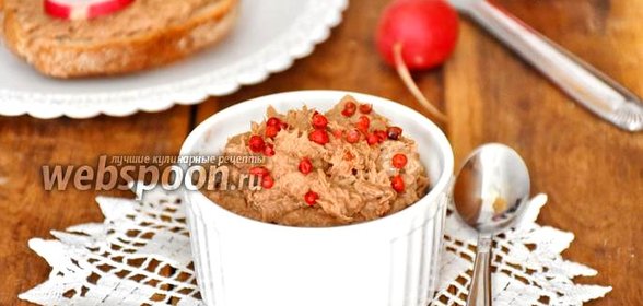 Паштет из сардин и вяленых томатов