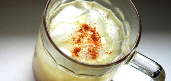 Яблочный кисель с лимоном